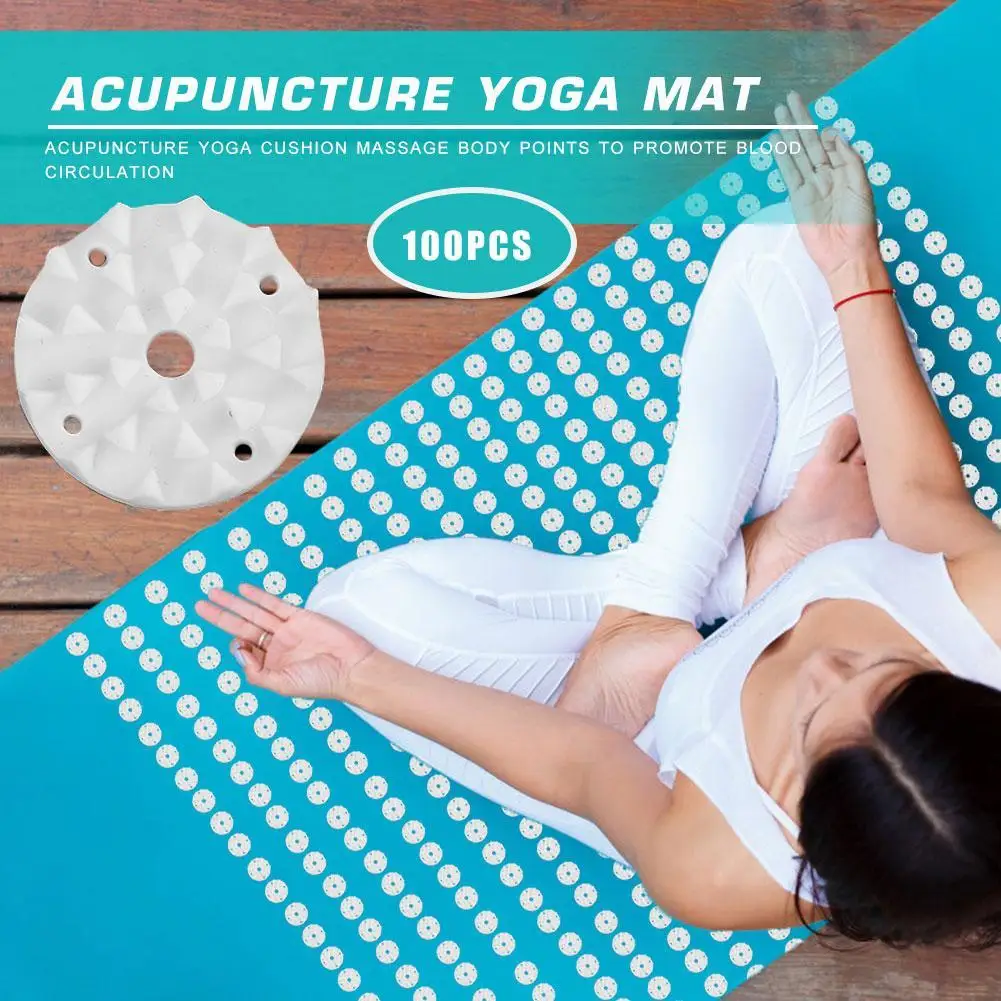 Lotus Acupressure Yoga Mat Spikes Pilates Cushion Pad Lightweight Fitness Needle for Easy Safety Exercise Accessories Lotus Acupressure Yoga Mat Spikes Pilates Cushion Pad Lightweight Fitness Needle for Easy Safety Exercise Accessories