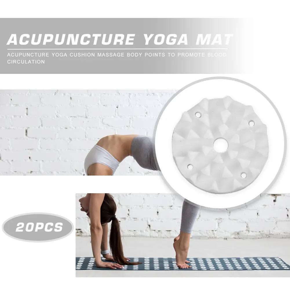 Lotus Acupressure Yoga Mat Spikes Pilates Cushion Pad Lightweight Fitness Needle for Easy Safety Exercise Accessories Lotus Acupressure Yoga Mat Spikes Pilates Cushion Pad Lightweight Fitness Needle for Easy Safety Exercise Accessories