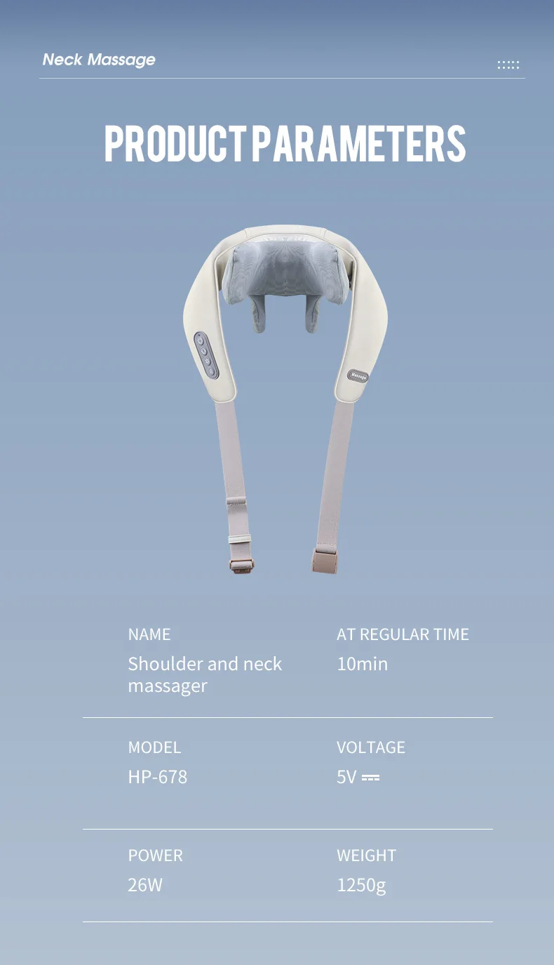 Foreverlily 26W Neck And Shoulder Massager Wireless Shoulder And Back Kneading Massage Shawl Trapezius Neck Cervical masajeador Foreverlily 26W Neck And Shoulder Massager Wireless Shoulder And Back Kneading Massage Shawl Trapezius Neck Cervical masajeador
