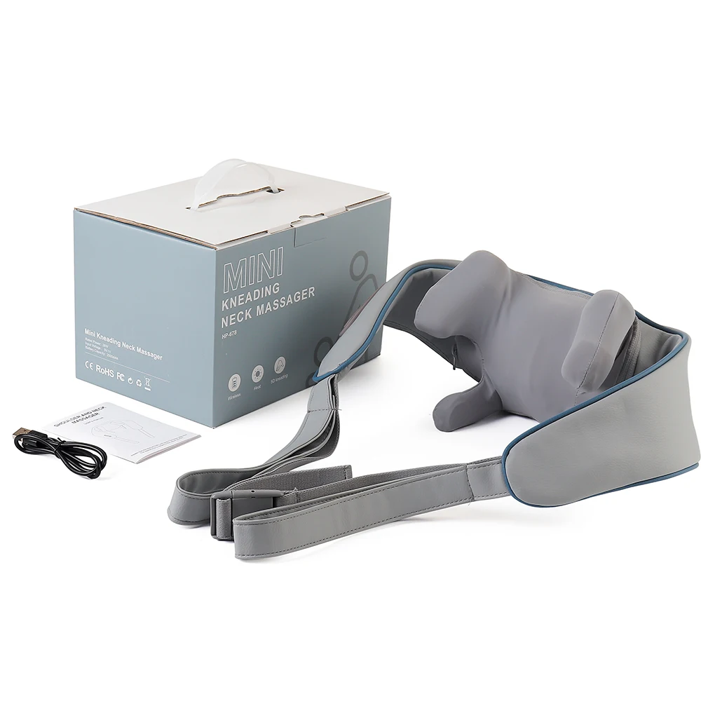 Foreverlily 26W Neck And Shoulder Massager Wireless Shoulder And Back Kneading Massage Shawl Trapezius Neck Cervical masajeador Foreverlily 26W Neck And Shoulder Massager Wireless Shoulder And Back Kneading Massage Shawl Trapezius Neck Cervical masajeador
