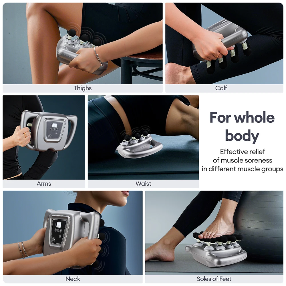22-Head Fascia Gun High-Frequency Vibration Body Massage Gun Back and Waist Massager Massager Neck Shoulder Massager masajeador 22-Head Fascia Gun High-Frequency Vibration Body Massage Gun Back and Waist Massager Massager Neck Shoulder Massager masajeador