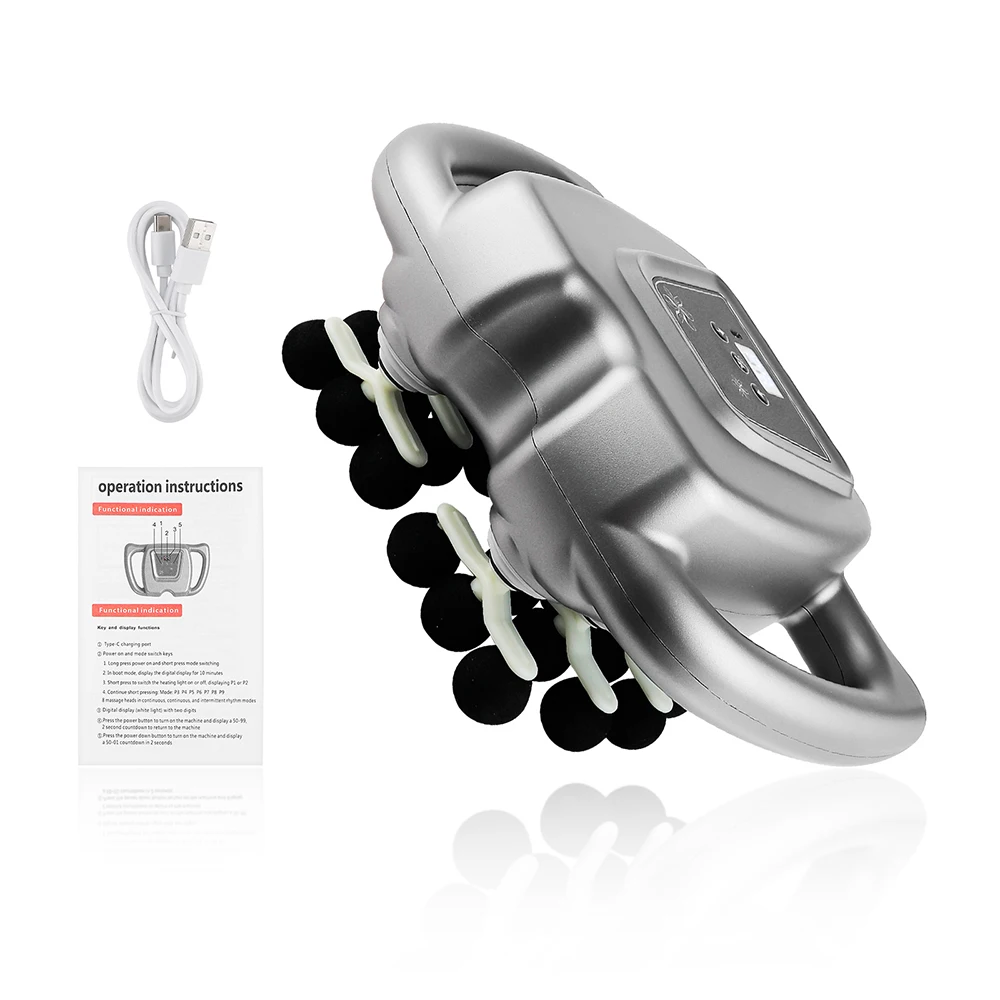 22-Head Fascia Gun High-Frequency Vibration Body Massage Gun Back and Waist Massager Massager Neck Shoulder Massager masajeador 22-Head Fascia Gun High-Frequency Vibration Body Massage Gun Back and Waist Massager Massager Neck Shoulder Massager masajeador