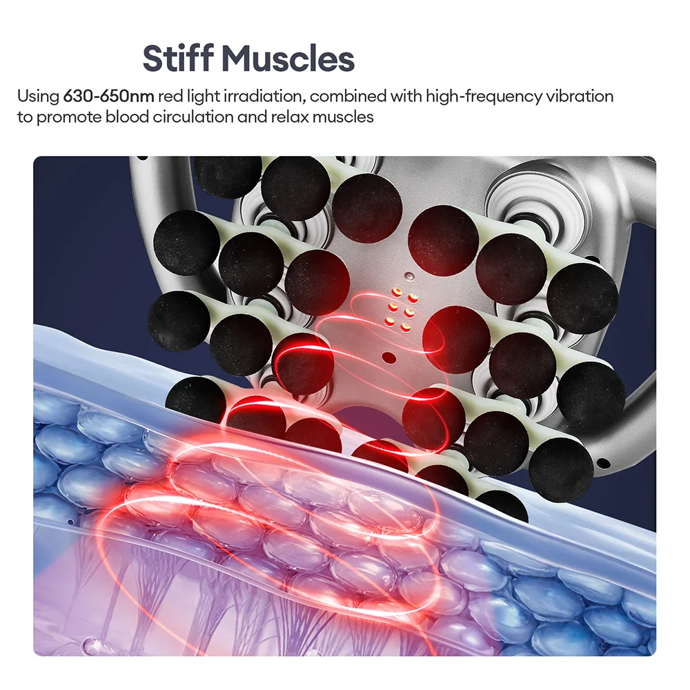 22-Head Fascia Gun High-Frequency Vibration Body Massage Gun Back and Waist Massager Massager Neck Shoulder Massager masajeador 22-Head Fascia Gun High-Frequency Vibration Body Massage Gun Back and Waist Massager Massager Neck Shoulder Massager masajeador