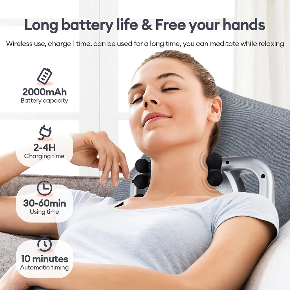22-Head Fascia Gun High-Frequency Vibration Body Massage Gun Back and Waist Massager Massager Neck Shoulder Massager masajeador 22-Head Fascia Gun High-Frequency Vibration Body Massage Gun Back and Waist Massager Massager Neck Shoulder Massager masajeador