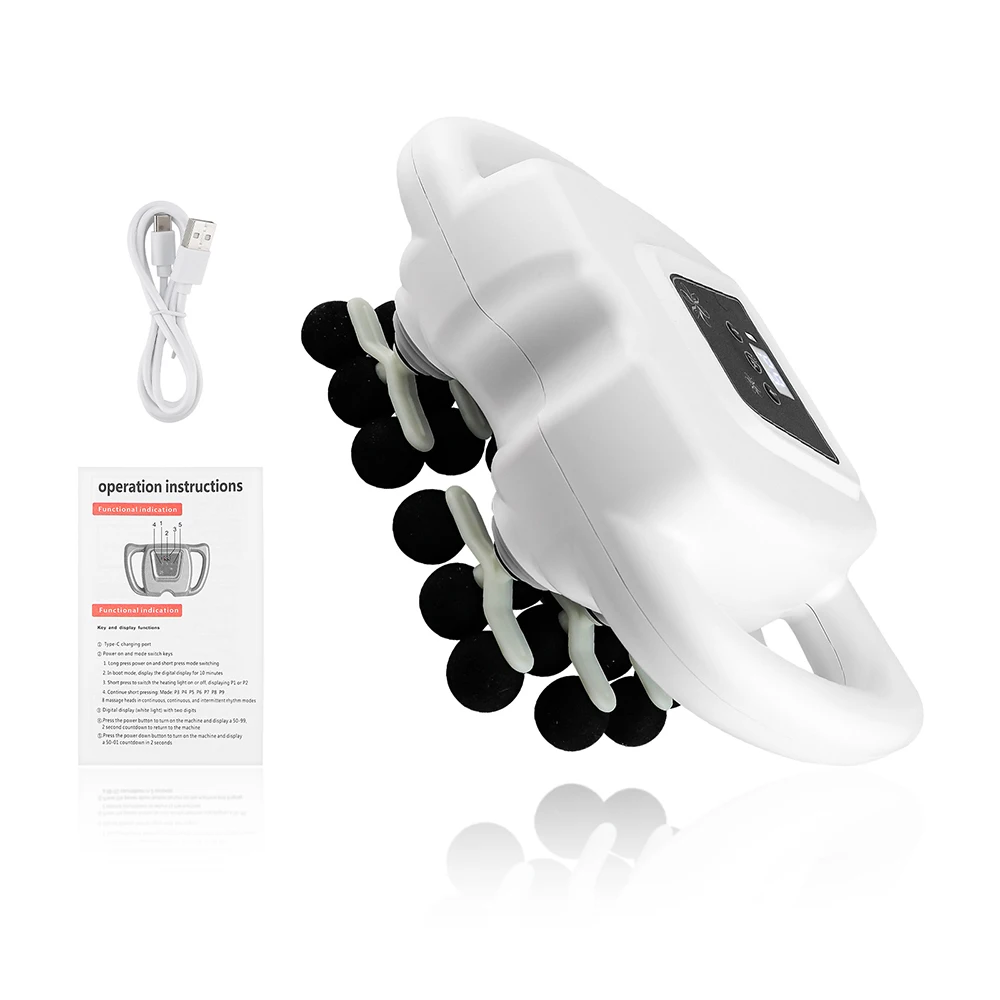 22-Head Fascia Gun High-Frequency Vibration Body Massage Gun Back and Waist Massager Massager Neck Shoulder Massager masajeador 22-Head Fascia Gun High-Frequency Vibration Body Massage Gun Back and Waist Massager Massager Neck Shoulder Massager masajeador