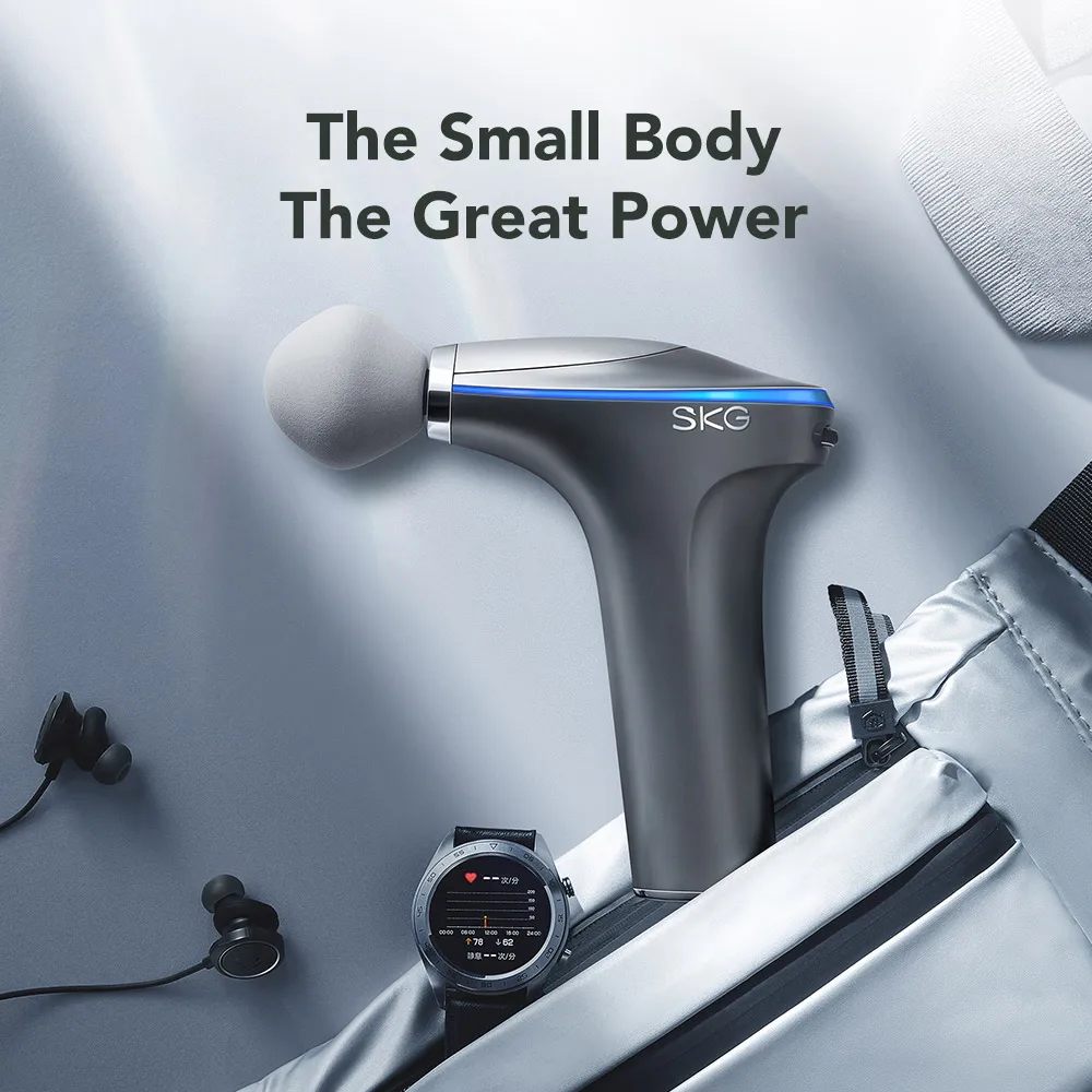 SKG F7-E Massage Gun with Heat, Professional Massage Gun Deep Tissue Handheld Muscle Massager for Athlete Post-Sport Pain Relief SKG F7-E Massage Gun with Heat, Professional Massage Gun Deep Tissue Handheld Muscle Massager for Athlete Post-Sport Pain Relief