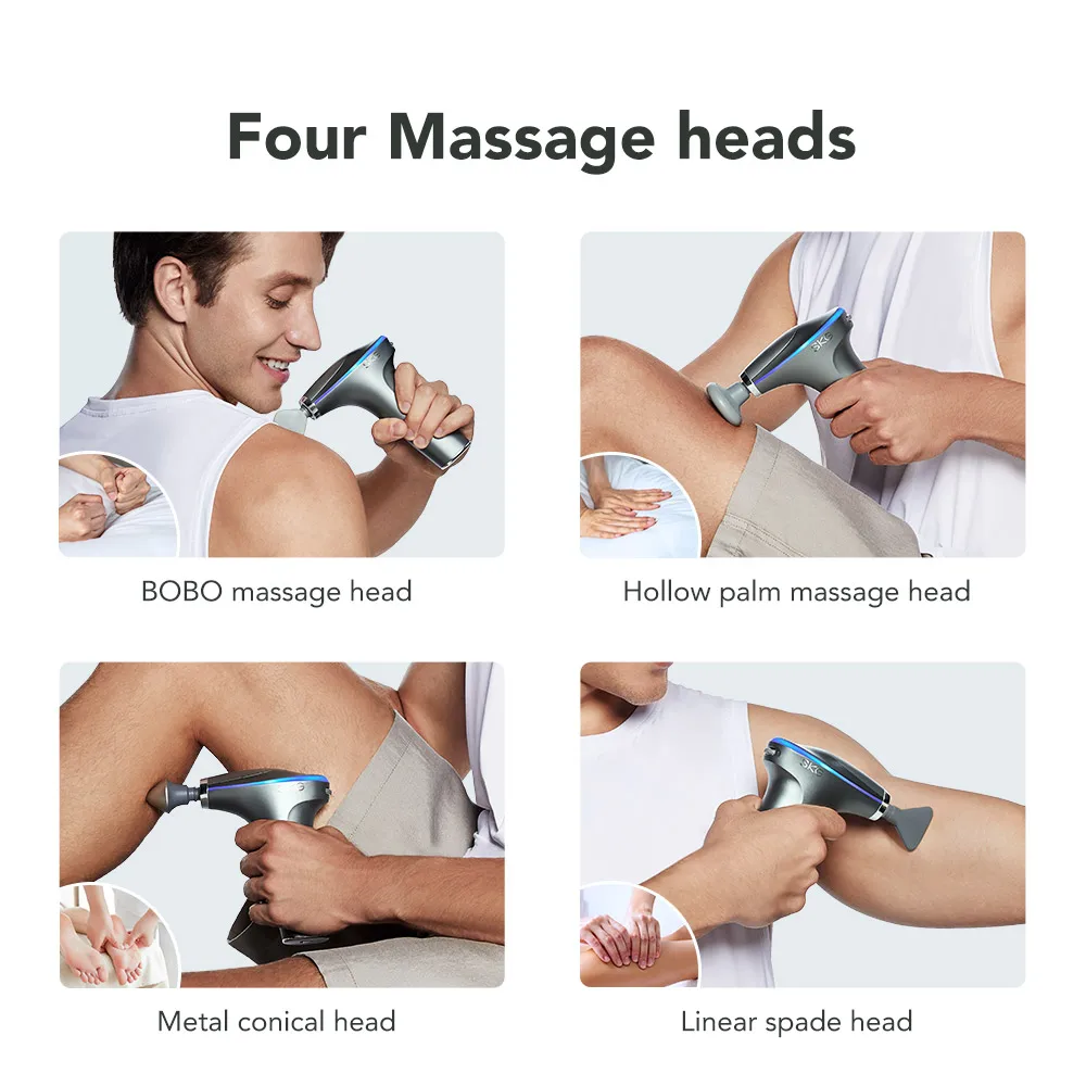 SKG F7-E Massage Gun with Heat, Professional Massage Gun Deep Tissue Handheld Muscle Massager for Athlete Post-Sport Pain Relief SKG F7-E Massage Gun with Heat, Professional Massage Gun Deep Tissue Handheld Muscle Massager for Athlete Post-Sport Pain Relief