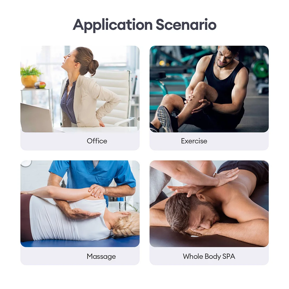 22-Head Fascia Gun High-Frequency Vibration Body Massage Gun Back and Waist Massager Neck Shoulder Massager Muscle masajeador 22-Head Fascia Gun High-Frequency Vibration Body Massage Gun Back and Waist Massager Neck Shoulder Massager Muscle masajeador