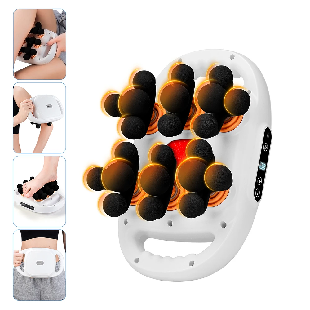 22-Head Fascia Gun High-Frequency Vibration Body Massage Gun Back and Waist Massager Neck Shoulder Massager Muscle masajeador 22-Head Fascia Gun High-Frequency Vibration Body Massage Gun Back and Waist Massager Neck Shoulder Massager Muscle masajeador