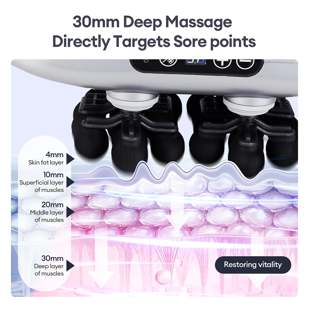 22-Head Fascia Gun High-Frequency Vibration Body Massage Gun Back and Waist Massager Neck Shoulder Massager Muscle masajeador 22-Head Fascia Gun High-Frequency Vibration Body Massage Gun Back and Waist Massager Neck Shoulder Massager Muscle masajeador