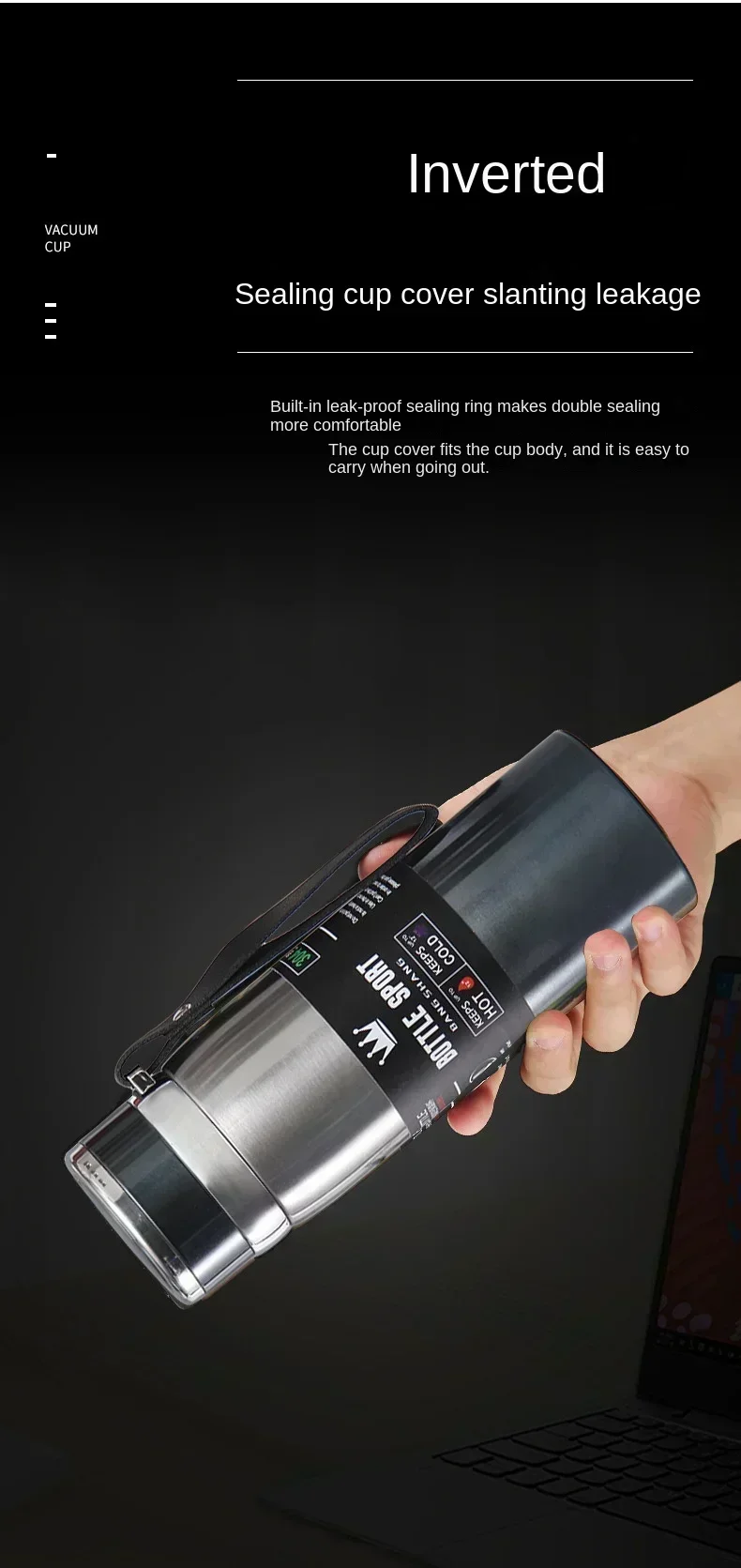1L Thermal Water Bottle Keep Cold and Hot Water Bottle Thermos for Coffee Tea Vacuum Flasks Stainless Steel Thermos Bottle 1L Thermal Water Bottle Keep Cold and Hot Water Bottle Thermos for Coffee Tea Vacuum Flasks Stainless Steel Thermos Bottle
