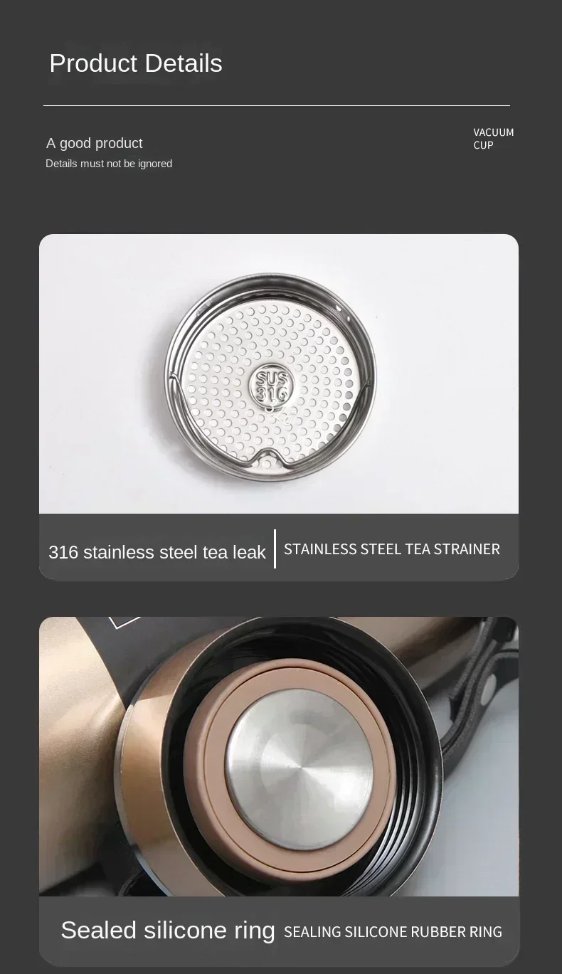 1L Thermal Water Bottle Keep Cold and Hot Water Bottle Thermos for Coffee Tea Vacuum Flasks Stainless Steel Thermos Bottle 1L Thermal Water Bottle Keep Cold and Hot Water Bottle Thermos for Coffee Tea Vacuum Flasks Stainless Steel Thermos Bottle