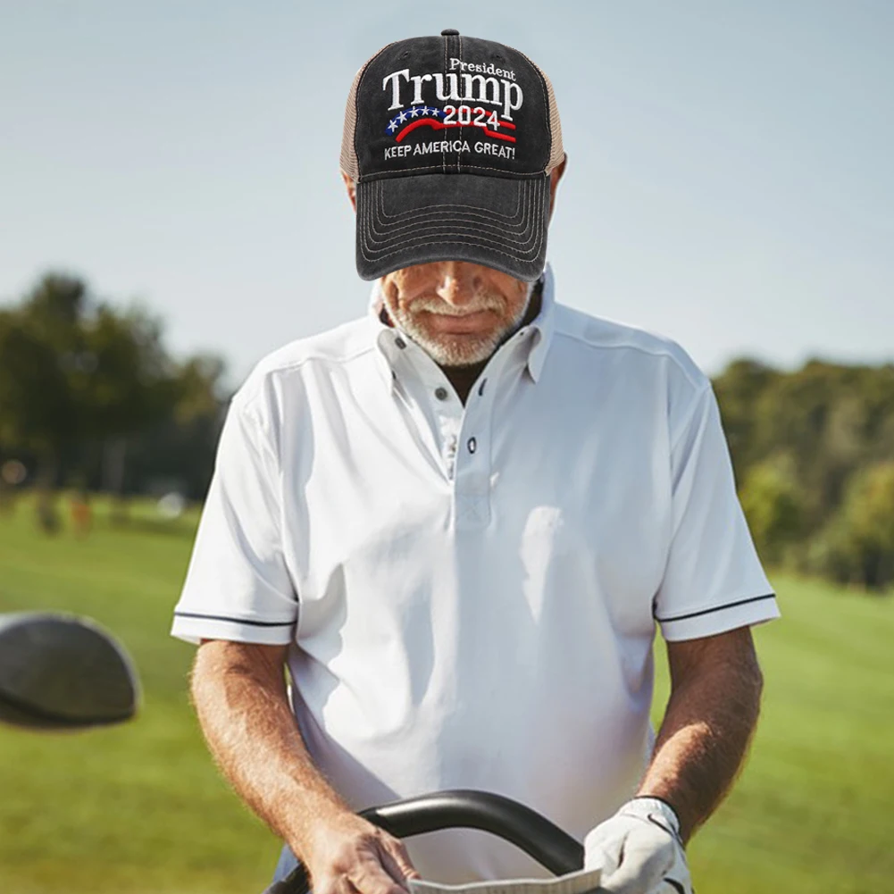 Trump 2024 Baseball Cap Keep America Great Duck Tongue Hat 3D Embroidery Snapback President Hat Adjustable for Outdoor Sports Trump 2024 Baseball Cap Keep America Great Duck Tongue Hat 3D Embroidery Snapback President Hat Adjustable for Outdoor Sports