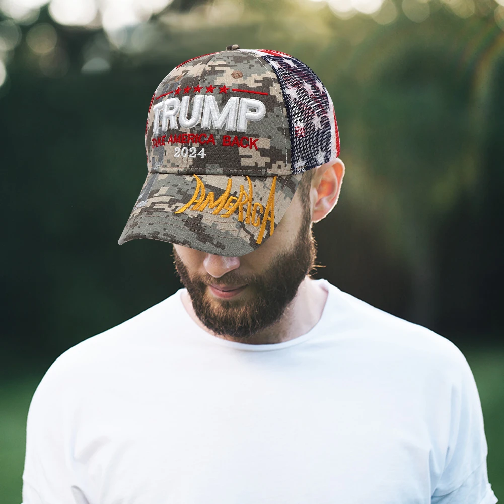 Trump 2024 Baseball Cap Keep America Great Duck Tongue Hat 3D Embroidery Snapback President Hat Adjustable for Outdoor Sports Trump 2024 Baseball Cap Keep America Great Duck Tongue Hat 3D Embroidery Snapback President Hat Adjustable for Outdoor Sports