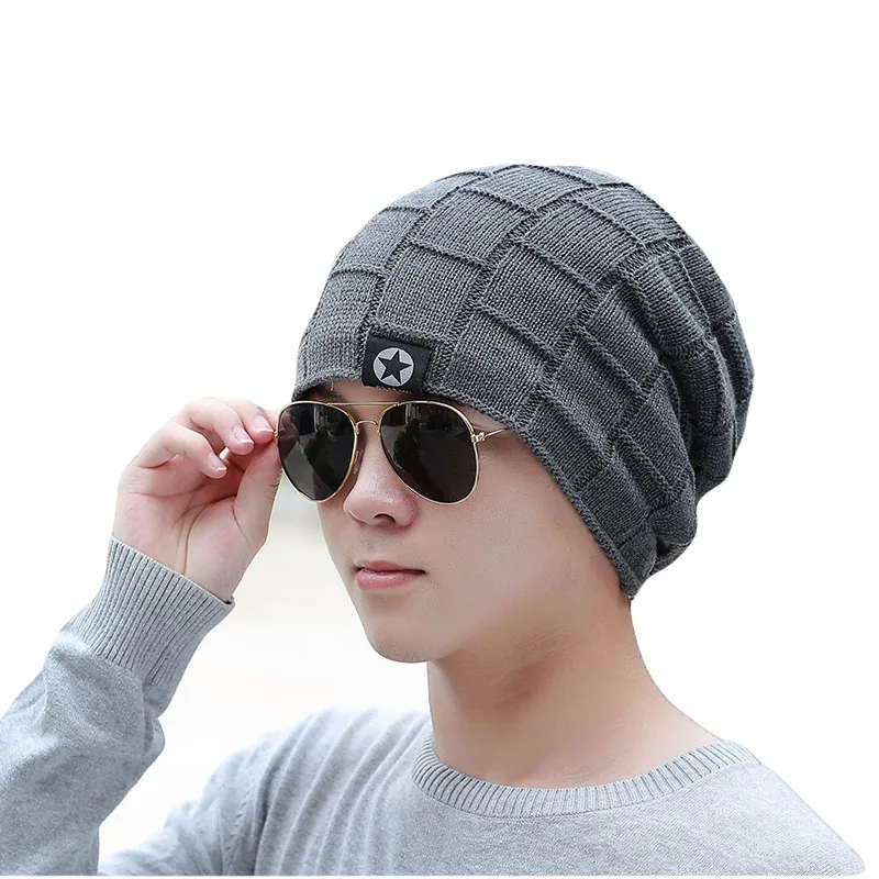 New Fashion Winter Warm Knit Beanies Men Women Outdoor Hats Thick Plush Unisex Hats Casual Star Knitted Snow Prevention Gorras New Fashion Winter Warm Knit Beanies Men Women Outdoor Hats Thick Plush Unisex Hats Casual Star Knitted Snow Prevention Gorras