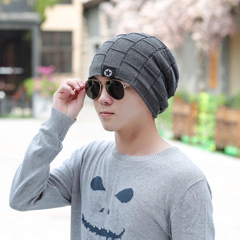 New Fashion Winter Warm Knit Beanies Men Women Outdoor Hats Thick Plush Unisex Hats Casual Star Knitted Snow Prevention Gorras New Fashion Winter Warm Knit Beanies Men Women Outdoor Hats Thick Plush Unisex Hats Casual Star Knitted Snow Prevention Gorras