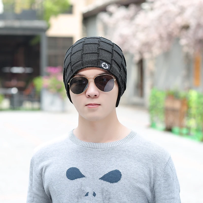 New Fashion Winter Warm Knit Beanies Men Women Outdoor Hats Thick Plush Unisex Hats Casual Star Knitted Snow Prevention Gorras New Fashion Winter Warm Knit Beanies Men Women Outdoor Hats Thick Plush Unisex Hats Casual Star Knitted Snow Prevention Gorras