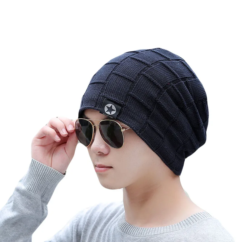 New Fashion Winter Warm Knit Beanies Men Women Outdoor Hats Thick Plush Unisex Hats Casual Star Knitted Snow Prevention Gorras New Fashion Winter Warm Knit Beanies Men Women Outdoor Hats Thick Plush Unisex Hats Casual Star Knitted Snow Prevention Gorras
