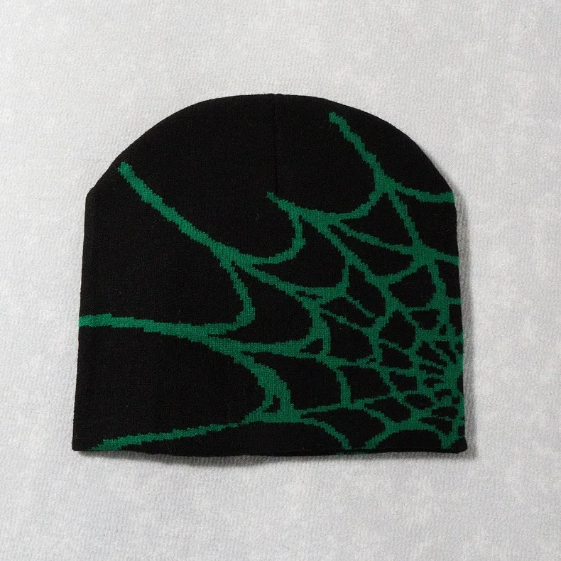 Knitting Spider Web Design Hat Skullies Beanies for Men Women Pullover Pile Cap Y2k Goth Warm Beanie Hats New Hip-hop Street Cap Knitting Spider Web Design Hat Skullies Beanies for Men Women Pullover Pile Cap Y2k Goth Warm Beanie Hats New Hip-hop Street Cap