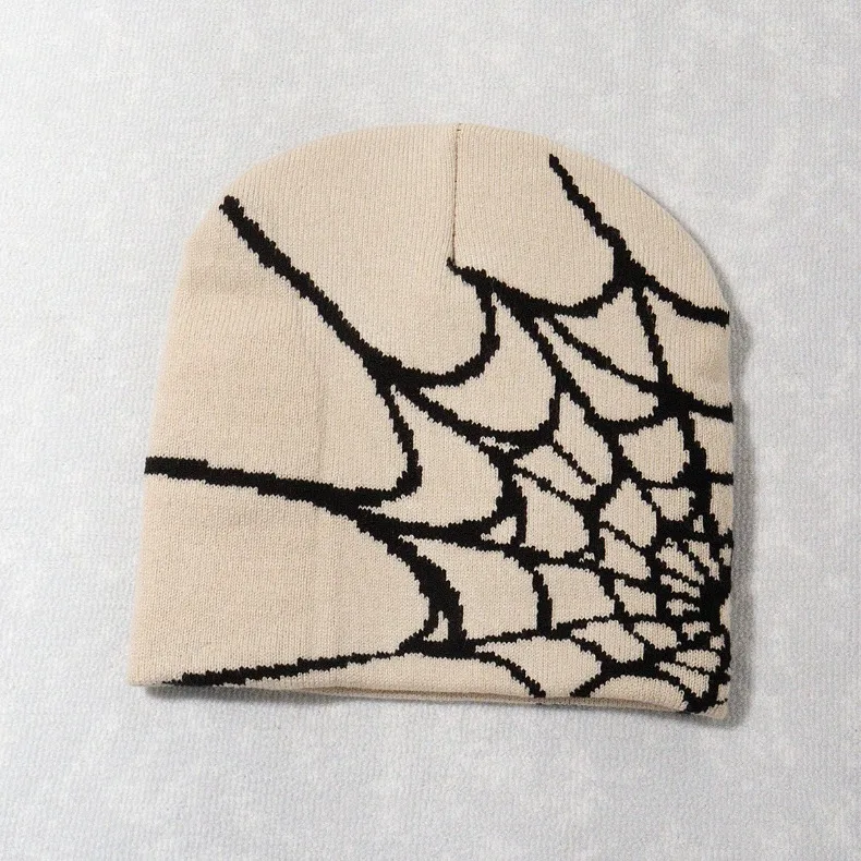 Knitting Spider Web Design Hat Skullies Beanies for Men Women Pullover Pile Cap Y2k Goth Warm Beanie Hats New Hip-hop Street Cap Knitting Spider Web Design Hat Skullies Beanies for Men Women Pullover Pile Cap Y2k Goth Warm Beanie Hats New Hip-hop Street Cap