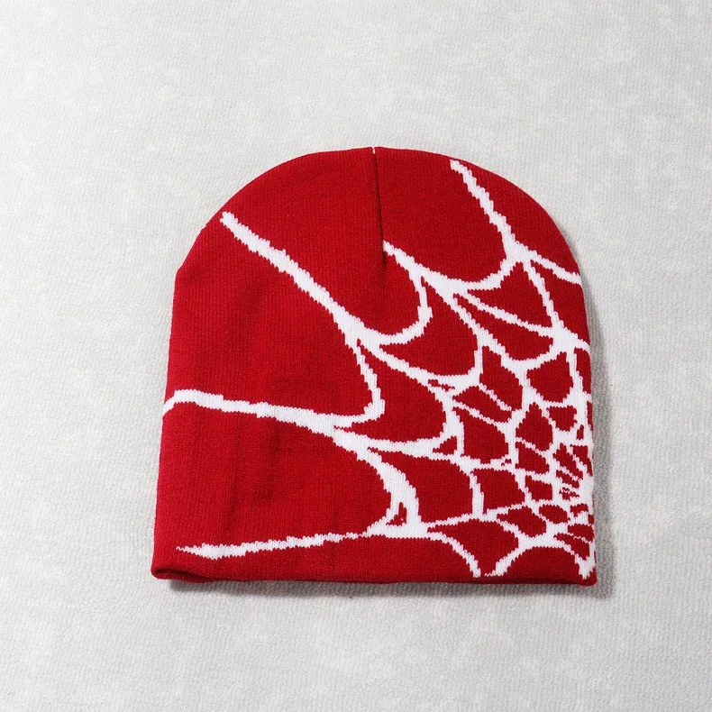 Knitting Spider Web Design Hat Skullies Beanies for Men Women Pullover Pile Cap Y2k Goth Warm Beanie Hats New Hip-hop Street Cap Knitting Spider Web Design Hat Skullies Beanies for Men Women Pullover Pile Cap Y2k Goth Warm Beanie Hats New Hip-hop Street Cap
