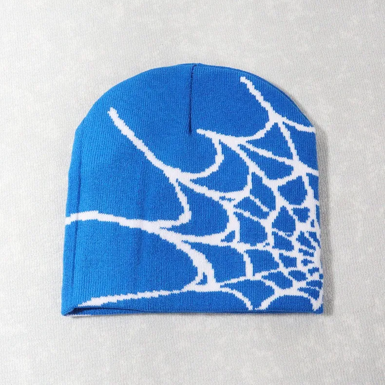 Knitting Spider Web Design Hat Skullies Beanies for Men Women Pullover Pile Cap Y2k Goth Warm Beanie Hats New Hip-hop Street Cap Knitting Spider Web Design Hat Skullies Beanies for Men Women Pullover Pile Cap Y2k Goth Warm Beanie Hats New Hip-hop Street Cap