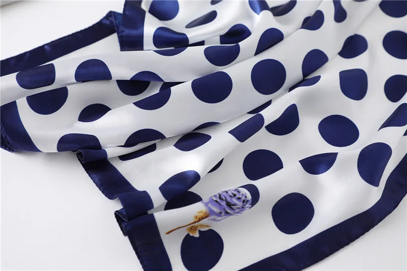 2024 Korean Fashion Dot Butterfly 60x60cm Square Scarf Silk Chiffon Girl Kerchief Wristband Luxury Bandana Women Headscarf Hijab 2024 Korean Fashion Dot Butterfly 60x60cm Square Scarf Silk Chiffon Girl Kerchief Wristband Luxury Bandana Women Headscarf Hijab