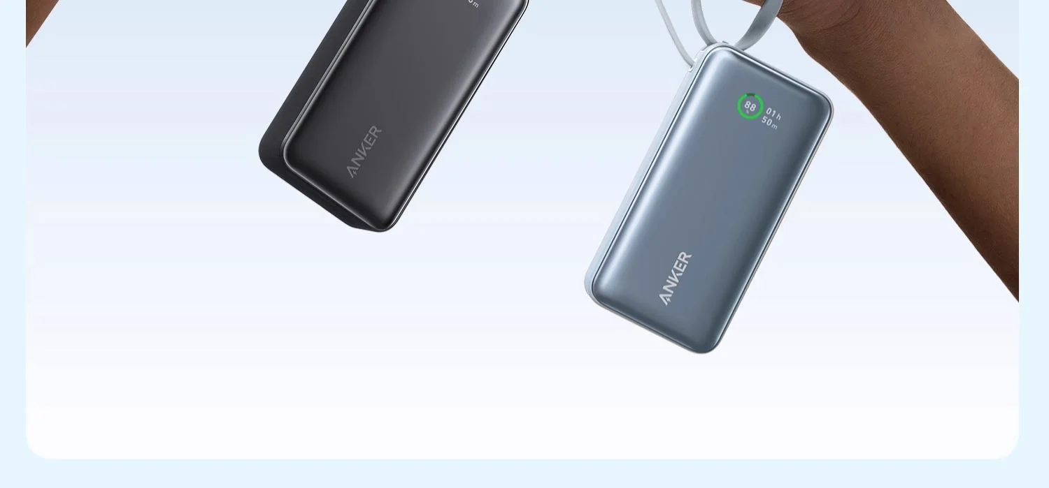Anker 2025 New Built-In Cable Power Bank Fast Charging Large Capacity Mobile Power Bank Compact And Portable Can Be Used On Airp Anker 2025 New Built-In Cable Power Bank Fast Charging Large Capacity Mobile Power Bank Compact And Portable Can Be Used On Airp