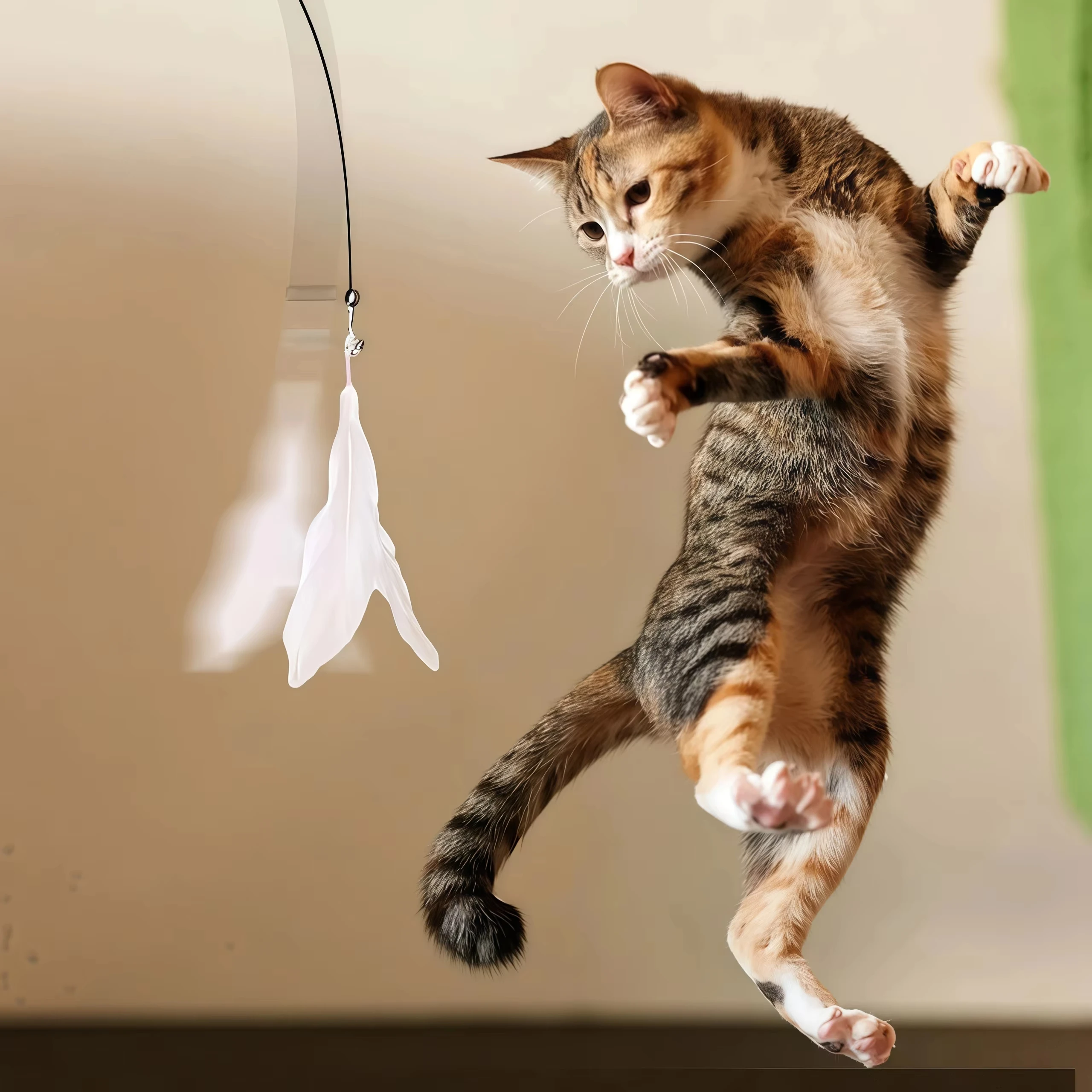 Pet Cat Toys Cute Funny Rainbow Strips Stick Cat Teaser Wand Pet Toys for Cats Interactive Toys Cat Supplies Pet Products Pet Cat Toys Cute Funny Rainbow Strips Stick Cat Teaser Wand Pet Toys for Cats Interactive Toys Cat Supplies Pet Products