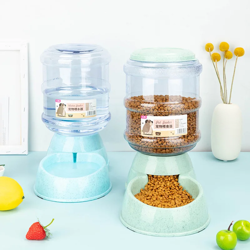 Large Capacity Pet Feeder Bowls Small Dog Food Bowl Automatic Water Dispenser Cat Bowls Pets Feeding Bowls Drink Water Bowl Large Capacity Pet Feeder Bowls Small Dog Food Bowl Automatic Water Dispenser Cat Bowls Pets Feeding Bowls Drink Water Bowl