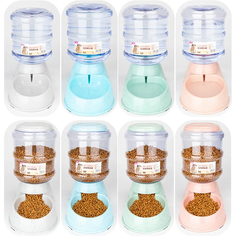 Large Capacity Pet Feeder Bowls Small Dog Food Bowl Automatic Water Dispenser Cat Bowls Pets Feeding Bowls Drink Water Bowl Large Capacity Pet Feeder Bowls Small Dog Food Bowl Automatic Water Dispenser Cat Bowls Pets Feeding Bowls Drink Water Bowl