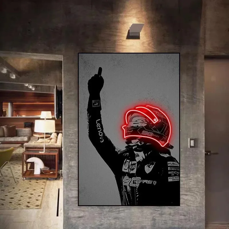 Modern Cool Poster Wall Art Neon Motorcycle Helmet Simple Posters Canvas Prints Painting Home Bedroom Living Room Decor Gift Modern Cool Poster Wall Art Neon Motorcycle Helmet Simple Posters Canvas Prints Painting Home Bedroom Living Room Decor Gift