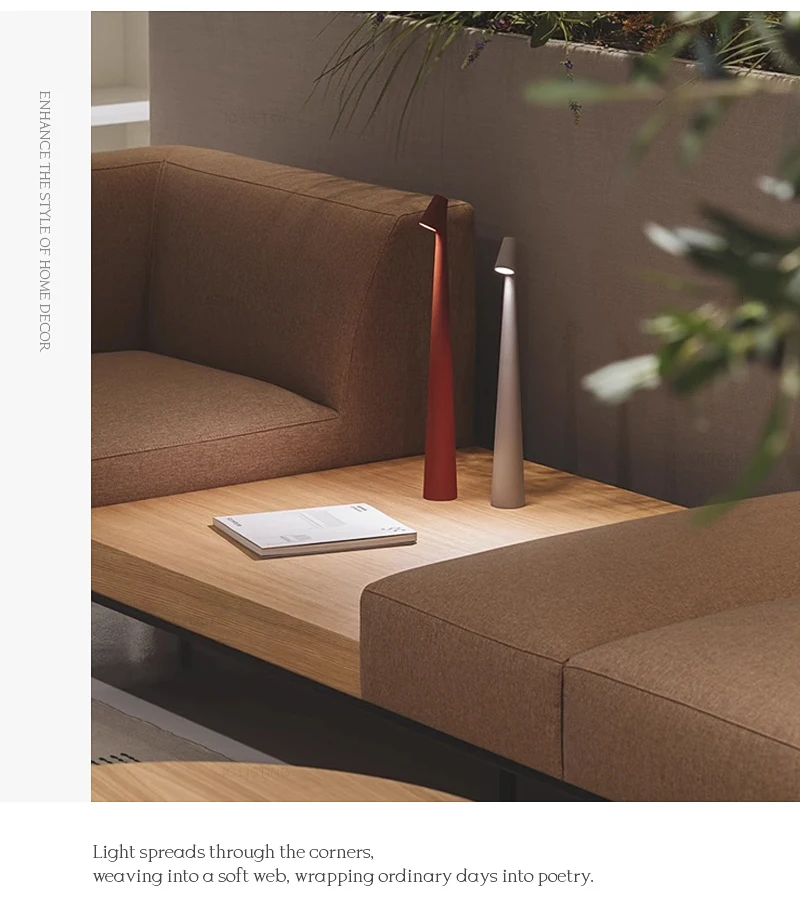Portable LED Table Lamp USB Rechargeable Desk Light Creative Decorative Lighting Night Lamps Atmosphere Desktop Decor Light Portable LED Table Lamp USB Rechargeable Desk Light Creative Decorative Lighting Night Lamps Atmosphere Desktop Decor Light