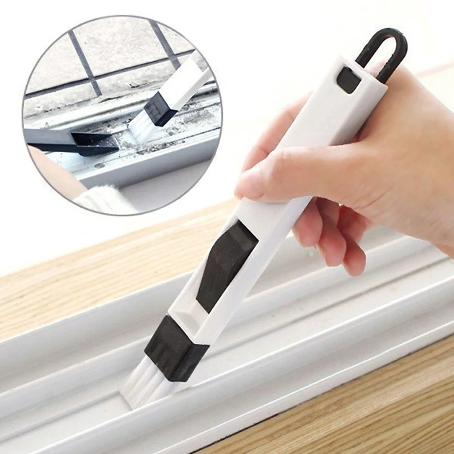 Portable Two-in-one Cleaning Brush Multifunctional Door and window Keyboard Groove Cleaner Dust Shovel Window Rail Cleaning Tool Portable Two-in-one Cleaning Brush Multifunctional Door and window Keyboard Groove Cleaner Dust Shovel Window Rail Cleaning Tool