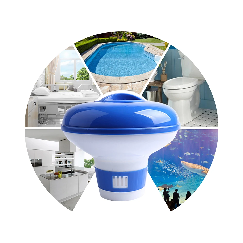 Swimming Pool Storage Holder Chlorine Tablet Automatic Dispenser Spa Pool Cleaner Swimming Pool Cleaning Pill Disinfecting Box Swimming Pool Storage Holder Chlorine Tablet Automatic Dispenser Spa Pool Cleaner Swimming Pool Cleaning Pill Disinfecting Box