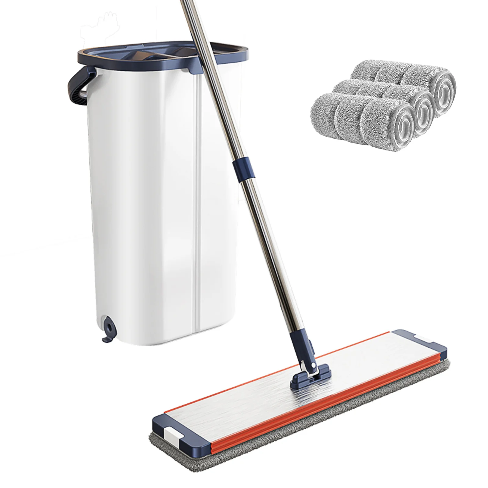 Floor washing mop,, Mop Buckets Separate Clean and Dirty Water,with Bucket Hand Free Lazy Cleaning Mop House Cleaning Floor washing mop,, Mop Buckets Separate Clean and Dirty Water,with Bucket Hand Free Lazy Cleaning Mop House Cleaning